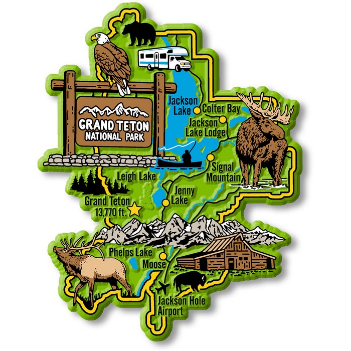 RJM-GTN Grand Teton National Park Magnet